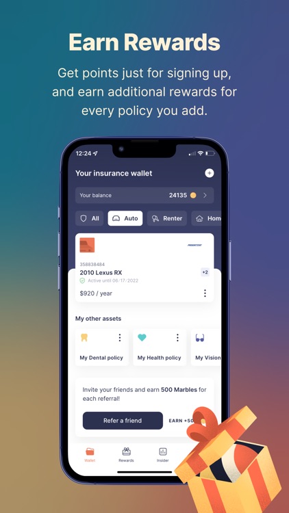 Marble: Insurance Rewards