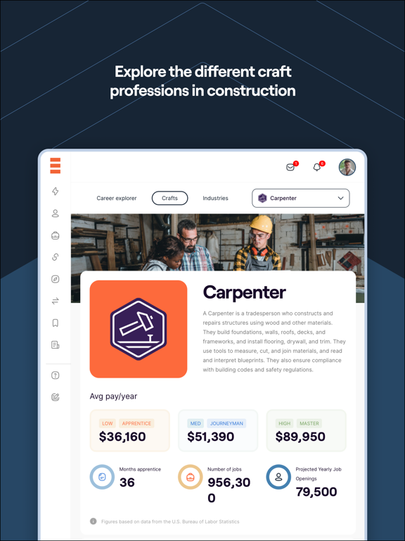CareerStarter iPad screenshot 3 - Social Networking app