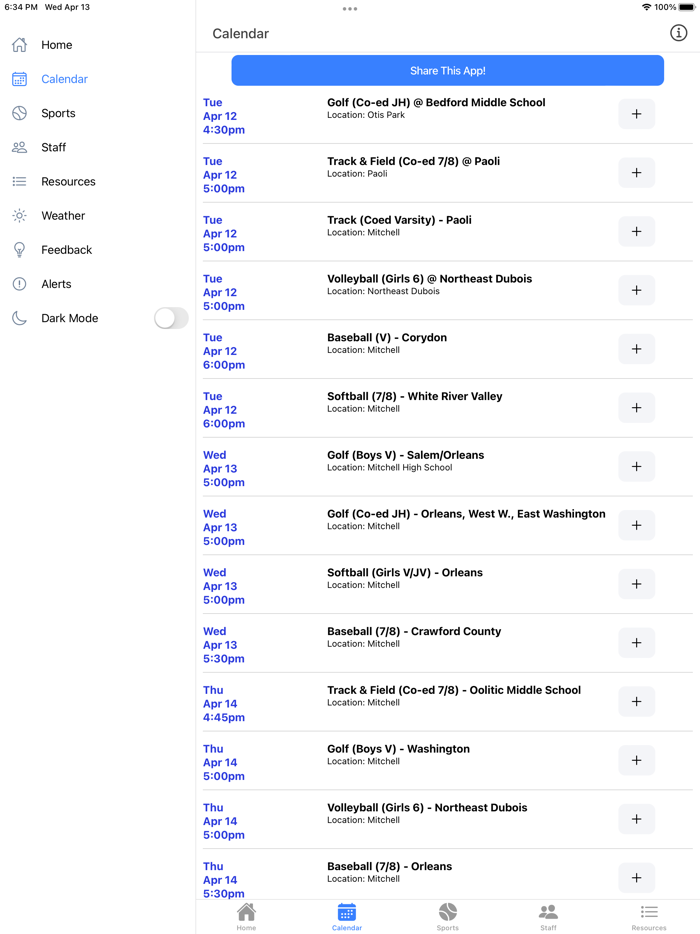 Mitchell CS Athletics