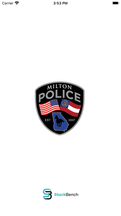 City of Milton GA Police Dept Screenshot