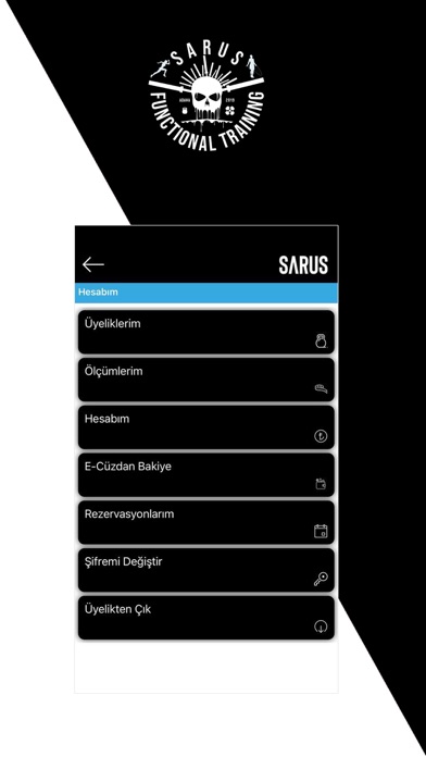 Sarus Training Screenshot