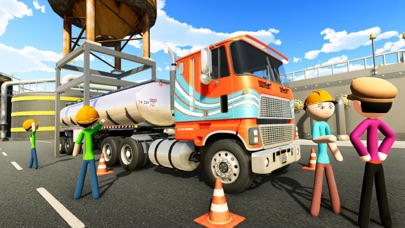 Stickman Oil Tanker Transport Screenshot
