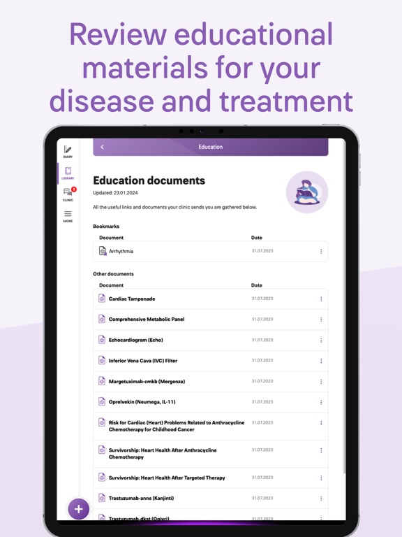 Noona for USA iPad screenshot 5 - Medical app