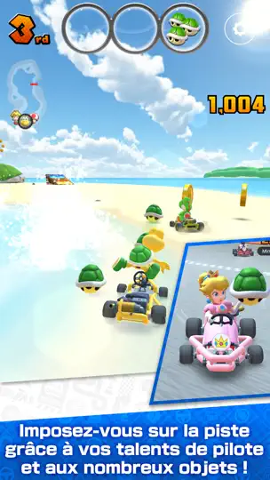 Capture d'écran de Mario Kart Tour sur iPhone 6