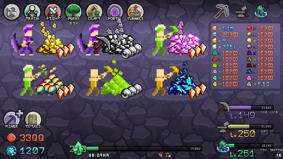 #1. Idle Skilling (iOS) By: Lavaflamestudios LLC