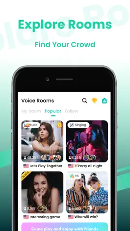 Game screenshot Oasis - Live Voice Chat Rooms apk