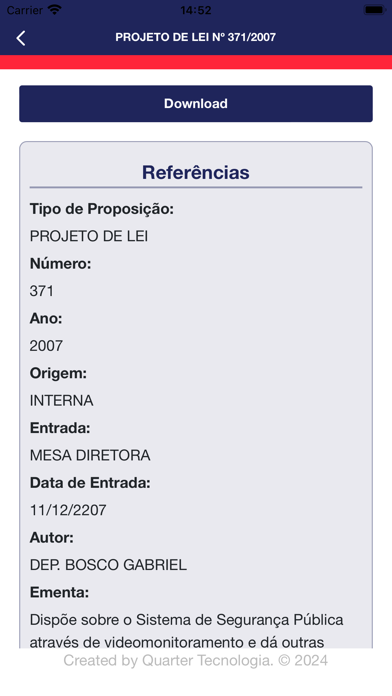 Legislativo ALEPA Screenshot