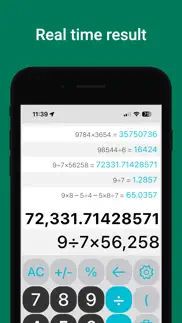 easy calculator with history iphone screenshot 2