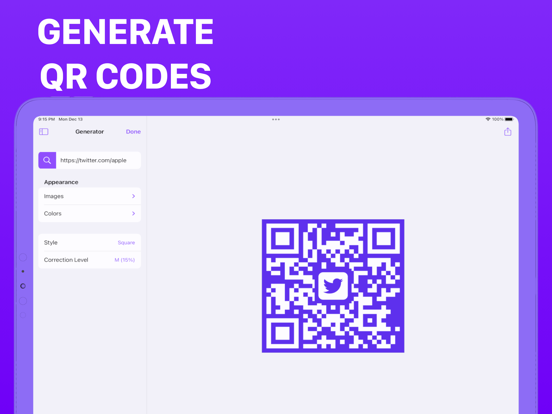 Screenshot #4 pour QR Code Generator - QRKit
