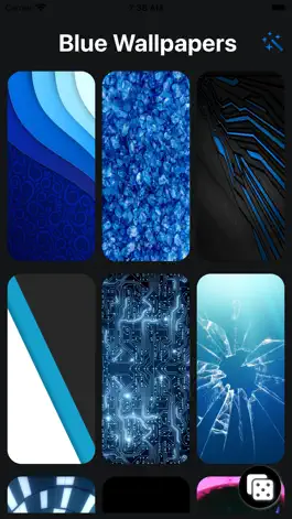 Game screenshot Blue Wallpapers apk