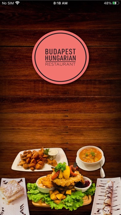 Budapest Restaurant Screenshot