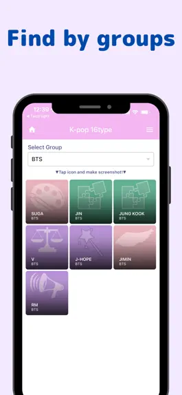 Game screenshot K-pop 16 Type -MBTI- hack