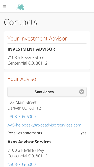 F.I.G. Financial Screenshot