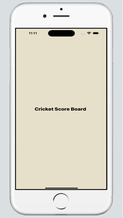 Cricket Scores Board Screenshot