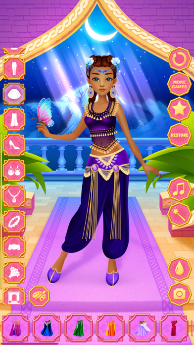 Arabian Princess Dress Up Game Screenshot