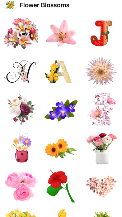 Flower Blossom Stickers HD Screenshot