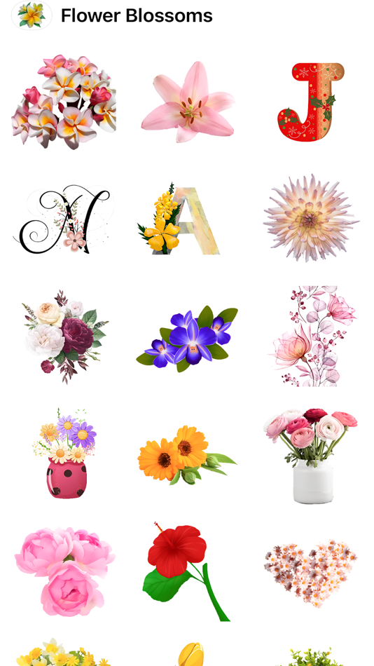 Flower Blossom Stickers HD - 1.0 - (iOS)