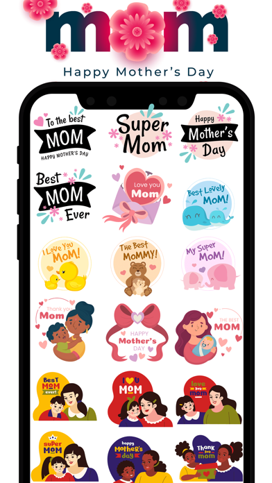 Mother's Day Cards & Stickers Screenshot