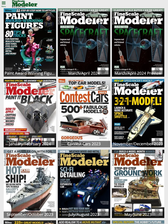 FineScale Modeler iPad app afbeelding 1