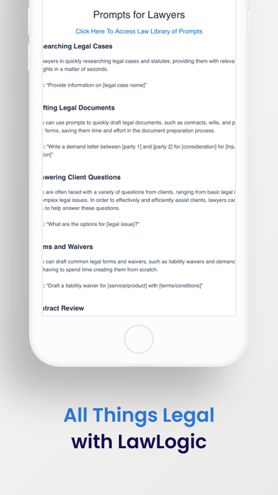 LawLogic AI Legal Assist Lite Screenshot