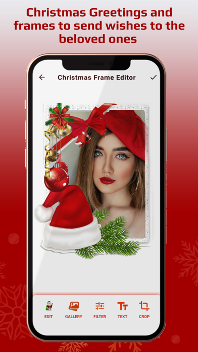 Christmas Photo Fram Editor Screenshot