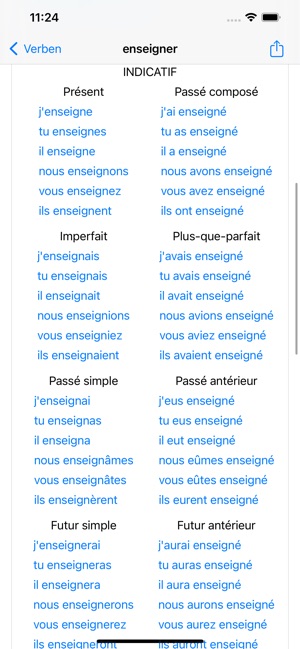 Conjugaison Française im App Store