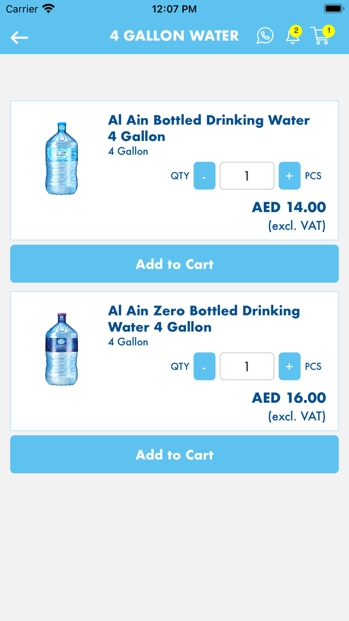Al Ain Water - Water Delivery