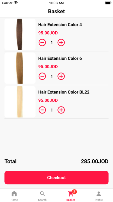 Sana hair Extention Screenshot