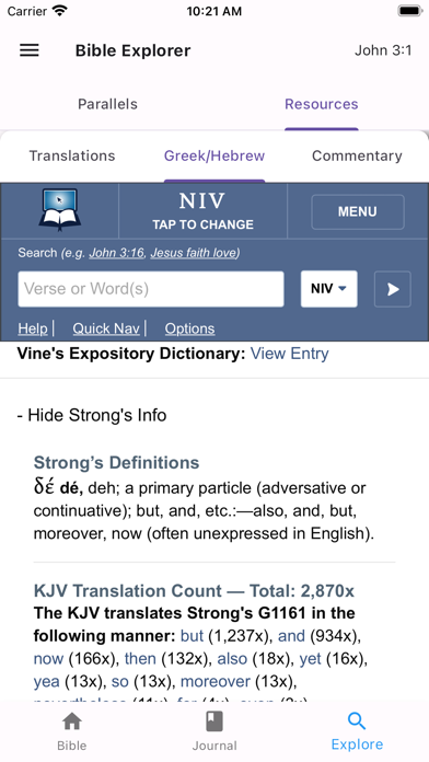 Bible Explorer Screenshot
