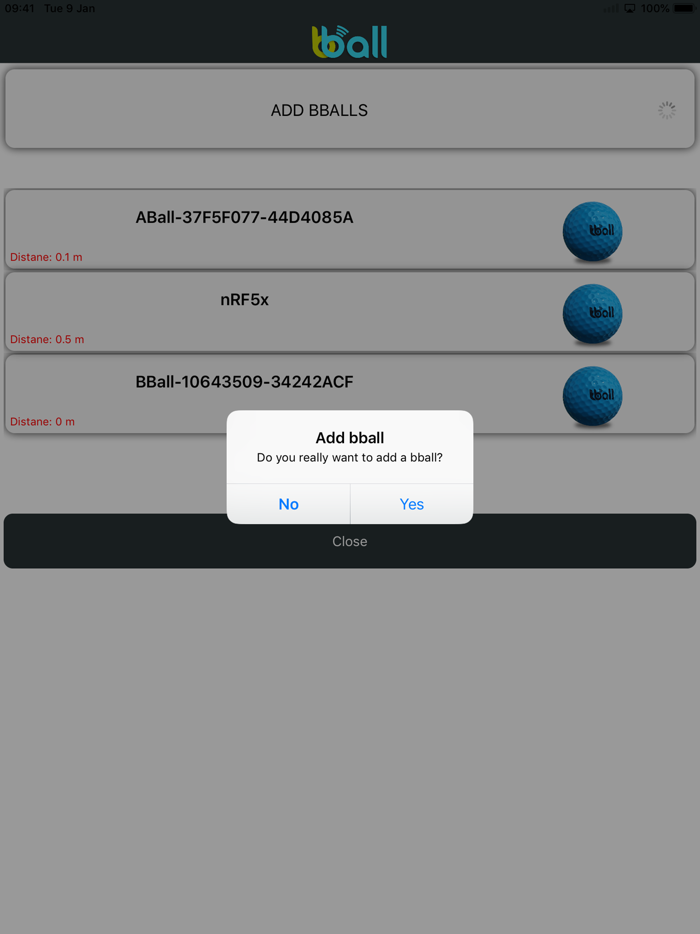 Bball - 1st smart golf ball