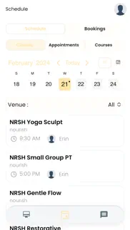 nourish yoga & fitness iphone screenshot 1