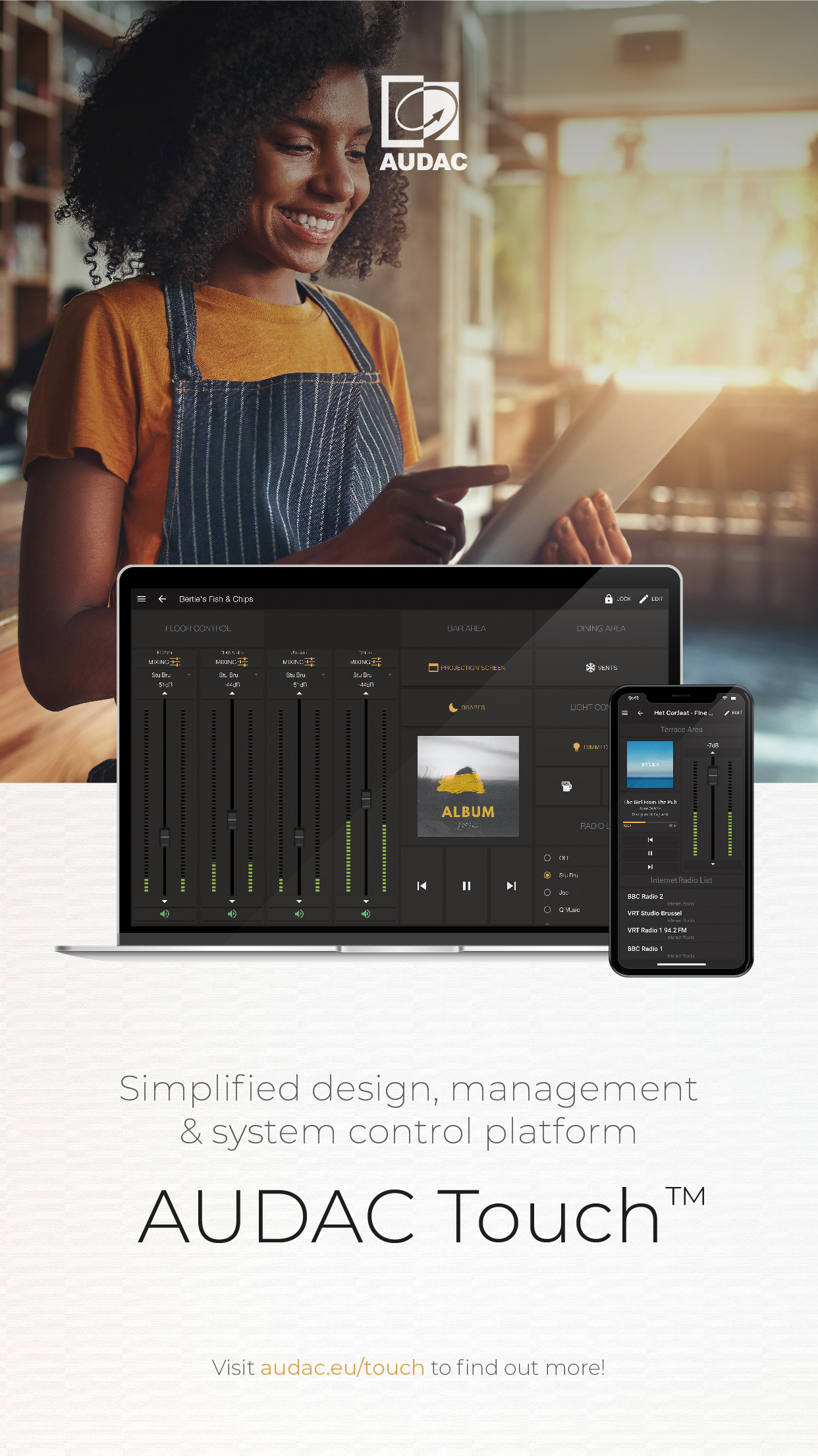 AUDAC Touch 2