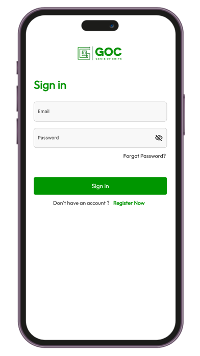 GOC APP Screenshot