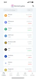 DemoCryptos - News & Alerts screenshot #1 for iPhone