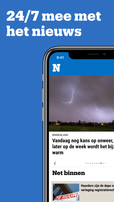 Screenshot #1 pour Het Nieuwsblad Nieuws