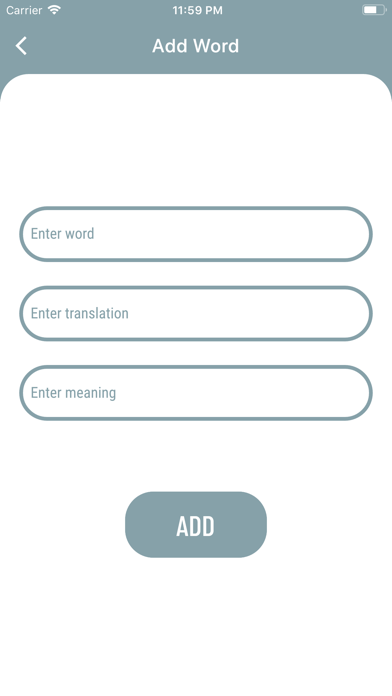 Your Vocab Screenshot