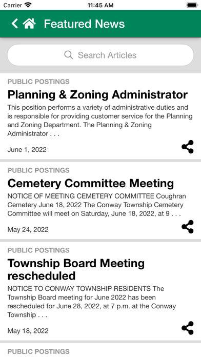 Conway Township Screenshot