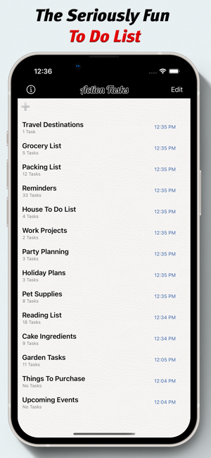 ‎Action Tasks - To Do List Screenshot