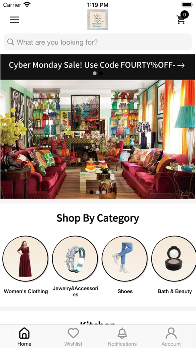 Homeaholic Boutique Screenshot