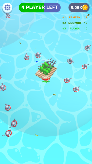 Raft Sea Wars io - Boat Battle Screenshot