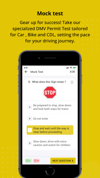 DMV Test USA Screenshot