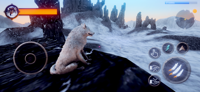 Wild Wolf Animals Simulator 3d Screenshot