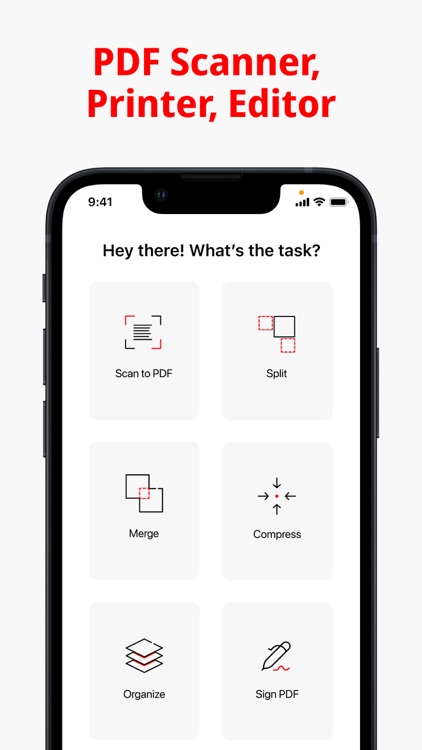 PDF Support - Scan, Edit, Sign