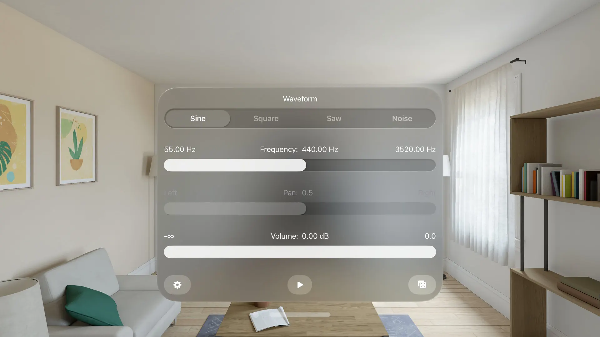 Oscillator screenshot
