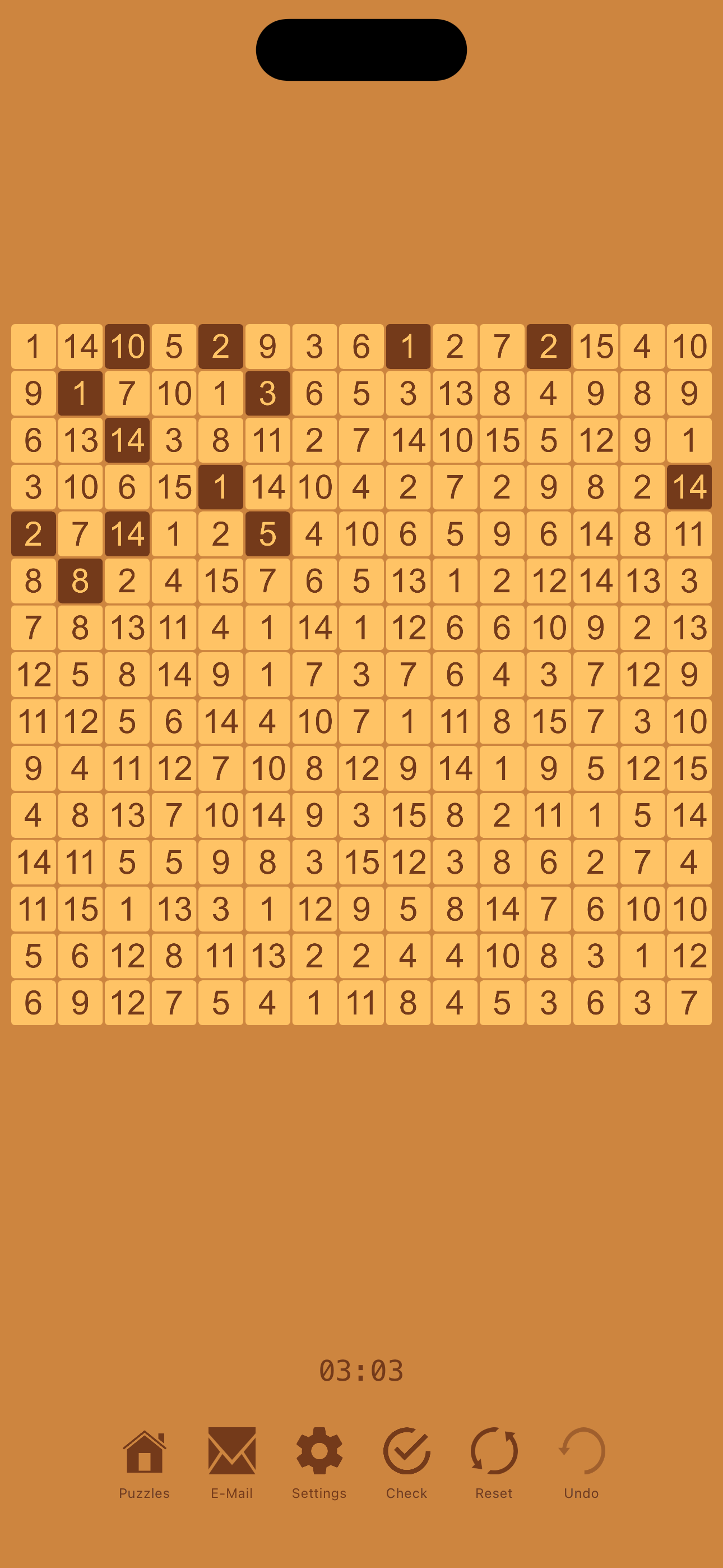 Hitori - Logic Puzzles