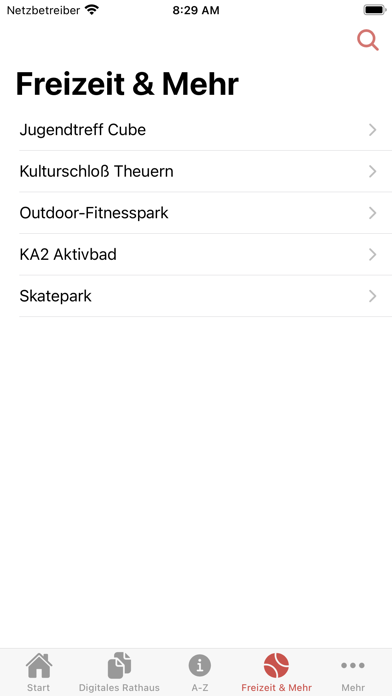 Rathaus App Kümmersbruck Screenshot