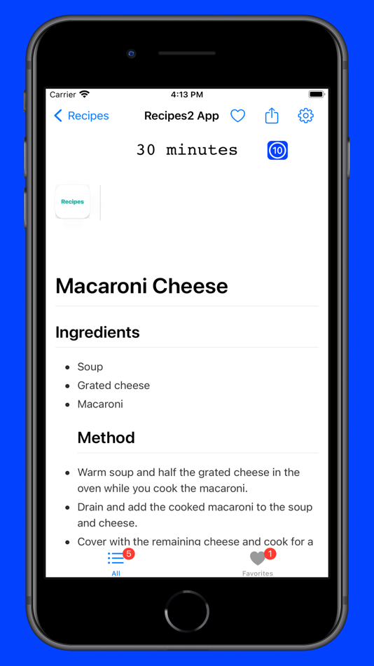 #3. Recipes2 (macOS) By: Richard Johnson
