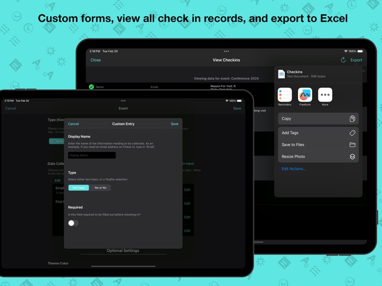 Check In : Kiosk and Events screenshot-3