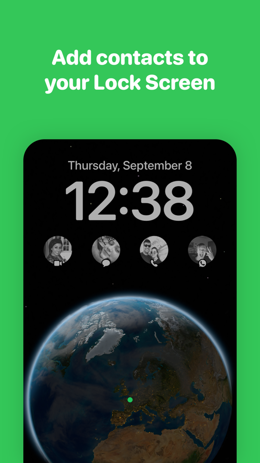 #1. Speedy - Lock Screen Contacts (iOS) 由: Clever Bytes Inc.