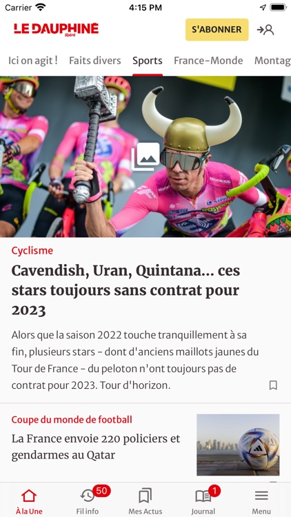 Le Dauphiné Libéré, actualités